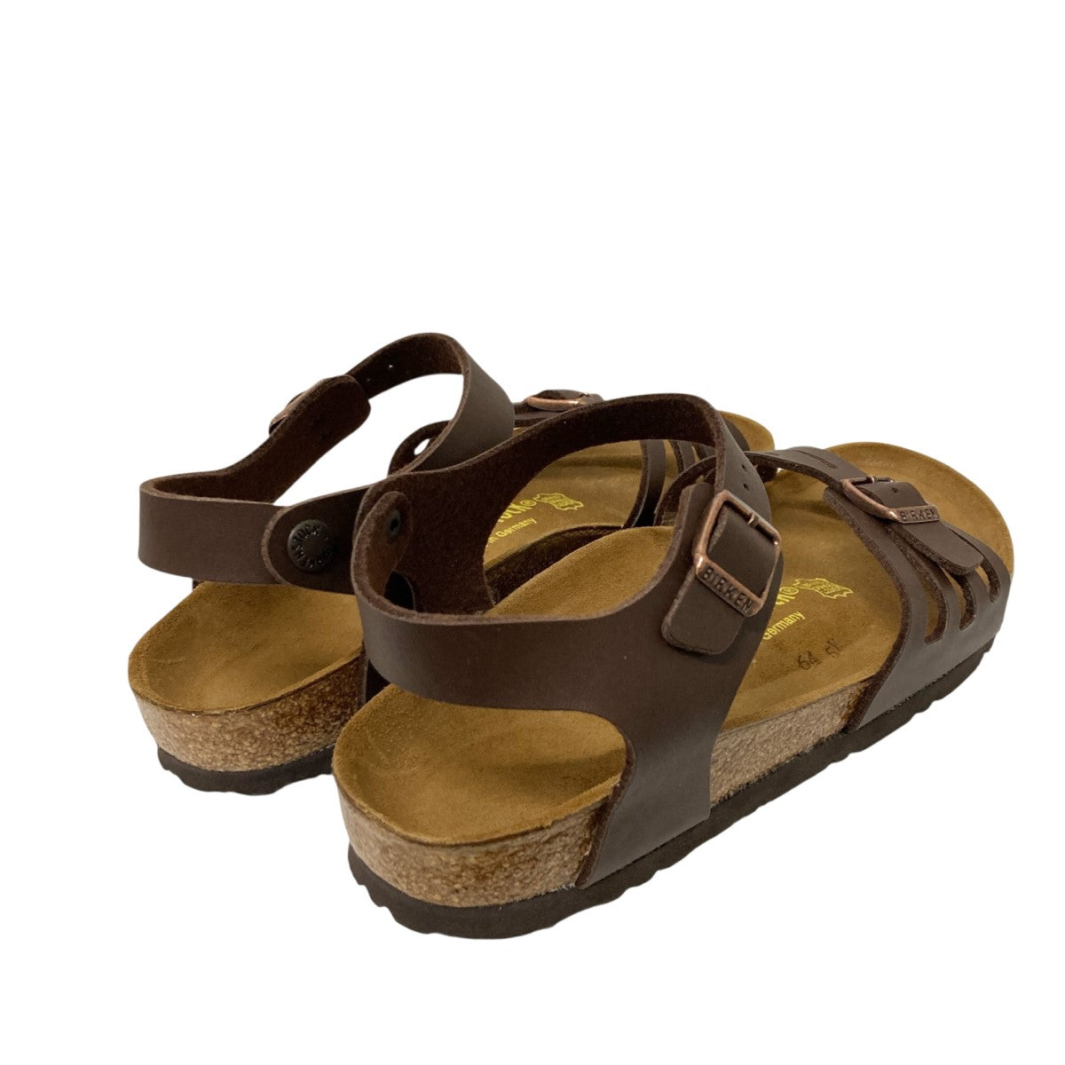 BIRKENSTOCK ブラウン ダブルストラップサンダル 37 ビルケンシュトック BIRKENSTOCK *ストラップサンダル 37/240/L6
