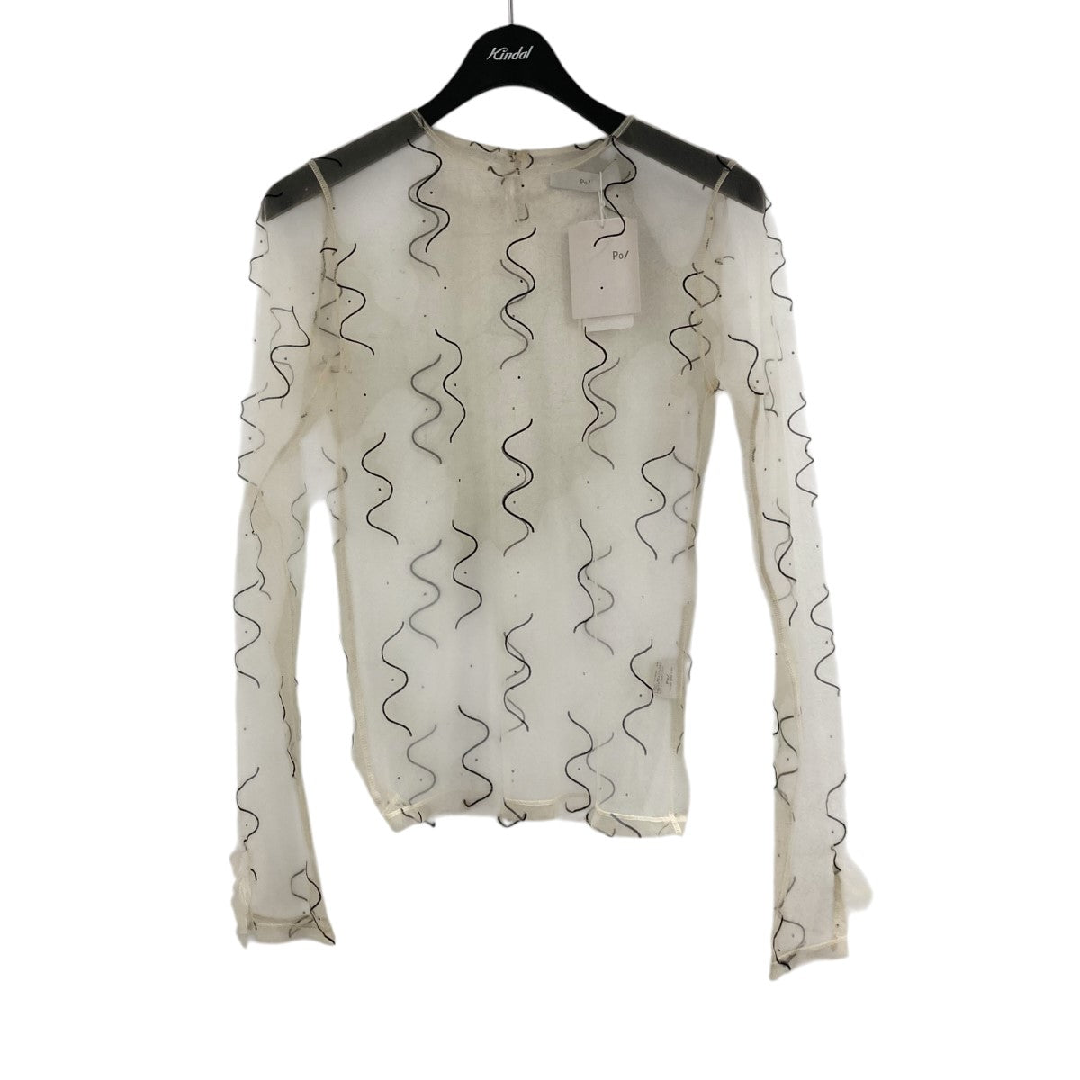 POI(ポイ) 総柄シアーカットソー231-CT017 231-CT017 ベージュ