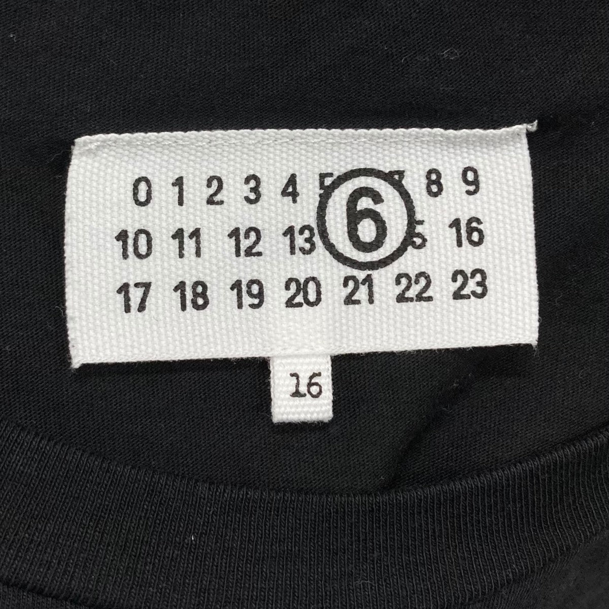 MM6 ブラック Tシャツ 数字プリント 半袖 - メルカリ