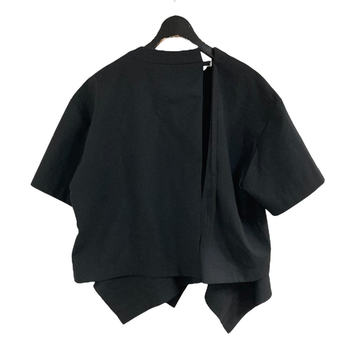 Sacai ボリュームスリーブ 黒 プルオーバー sacai(サカイ) スーチングプルオーバー 24-07035 ブラック