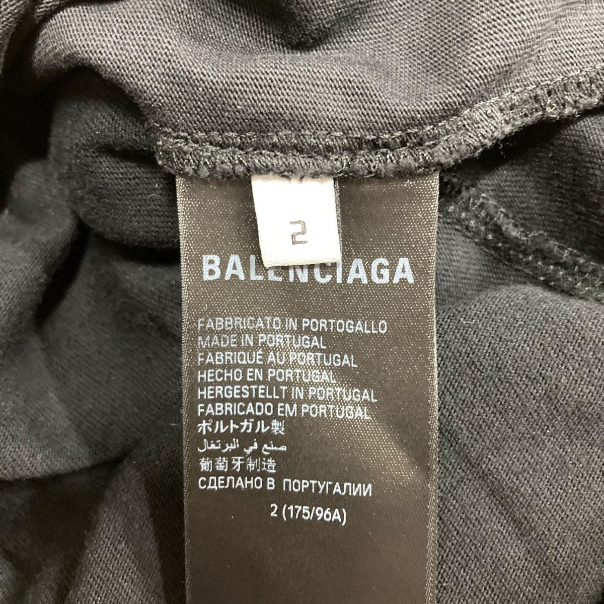 BALENCIAGA(バレンシアガ) ダメージ加工再構築Tシャツ 698811