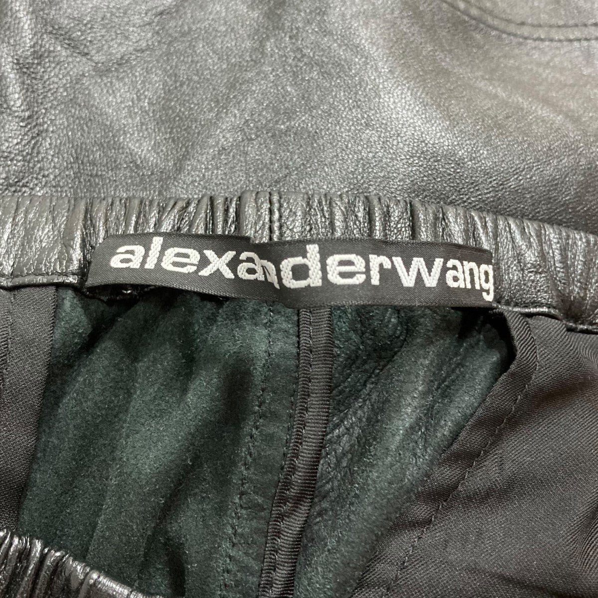 ALEXANDER WANG(アレキサンダーワン) レザーハーフパンツ ALEXANDER WANG(アレキサンダーワン) レザーハーフパンツ