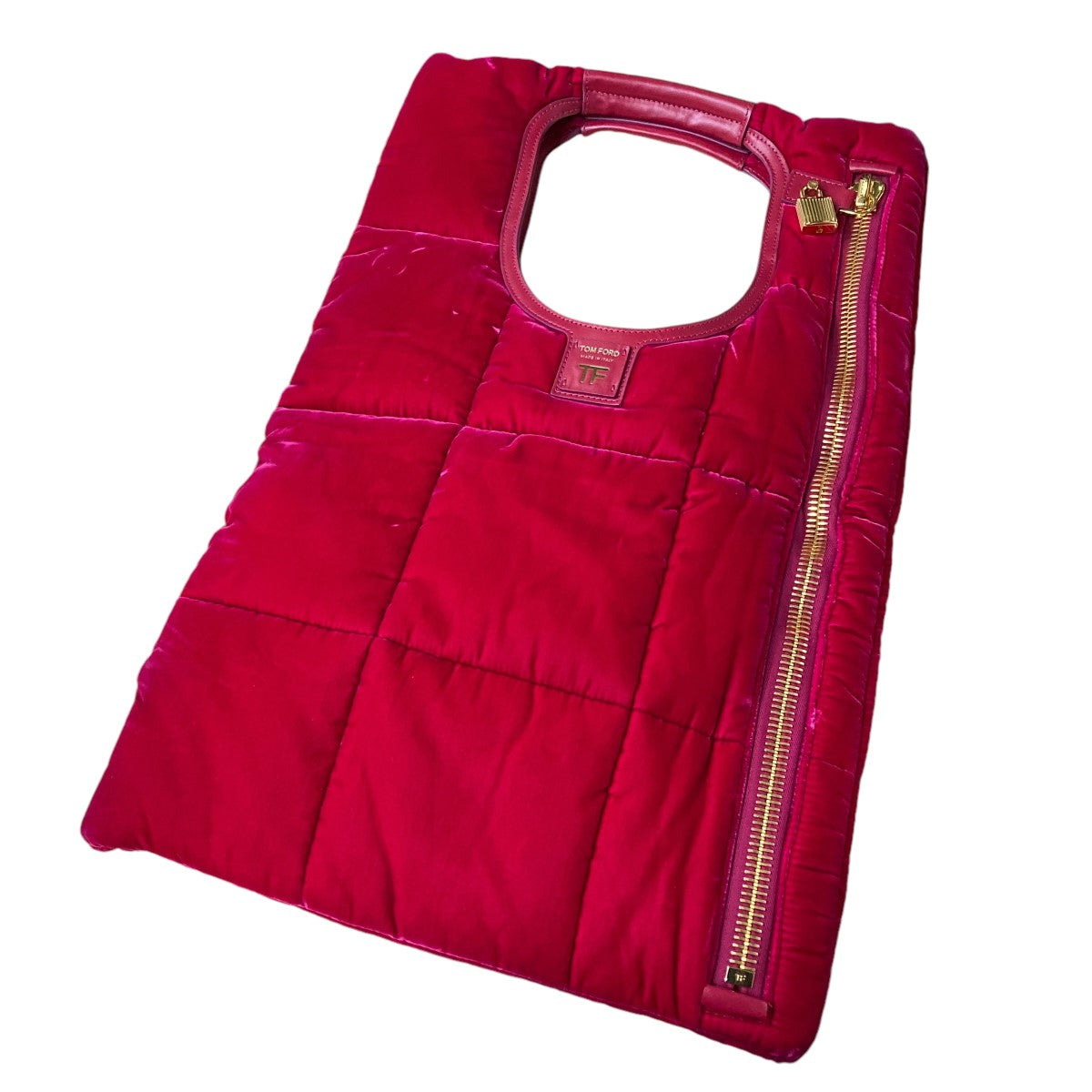 TOM FORD ベロアハンドバッグ 古着・中古-1枚目のアイテム画像