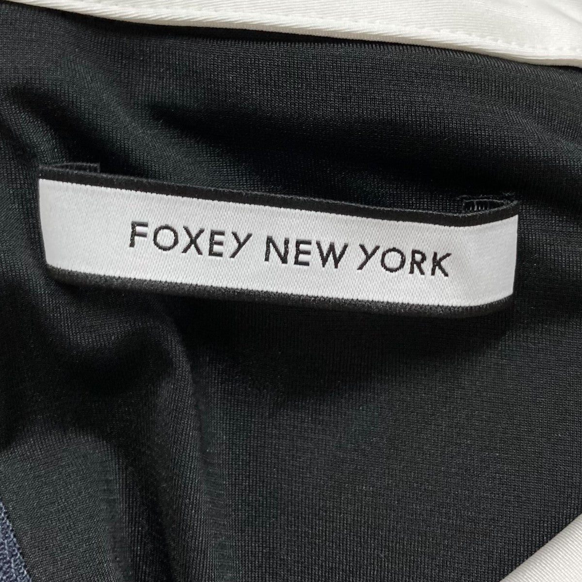 FOXEY　NEW YORK 黒 ノースリーブ Aラインワンピース　サイズ38 楽天市場】FOXEY NEW YORK フォクシーニューヨーク ノースリーブ