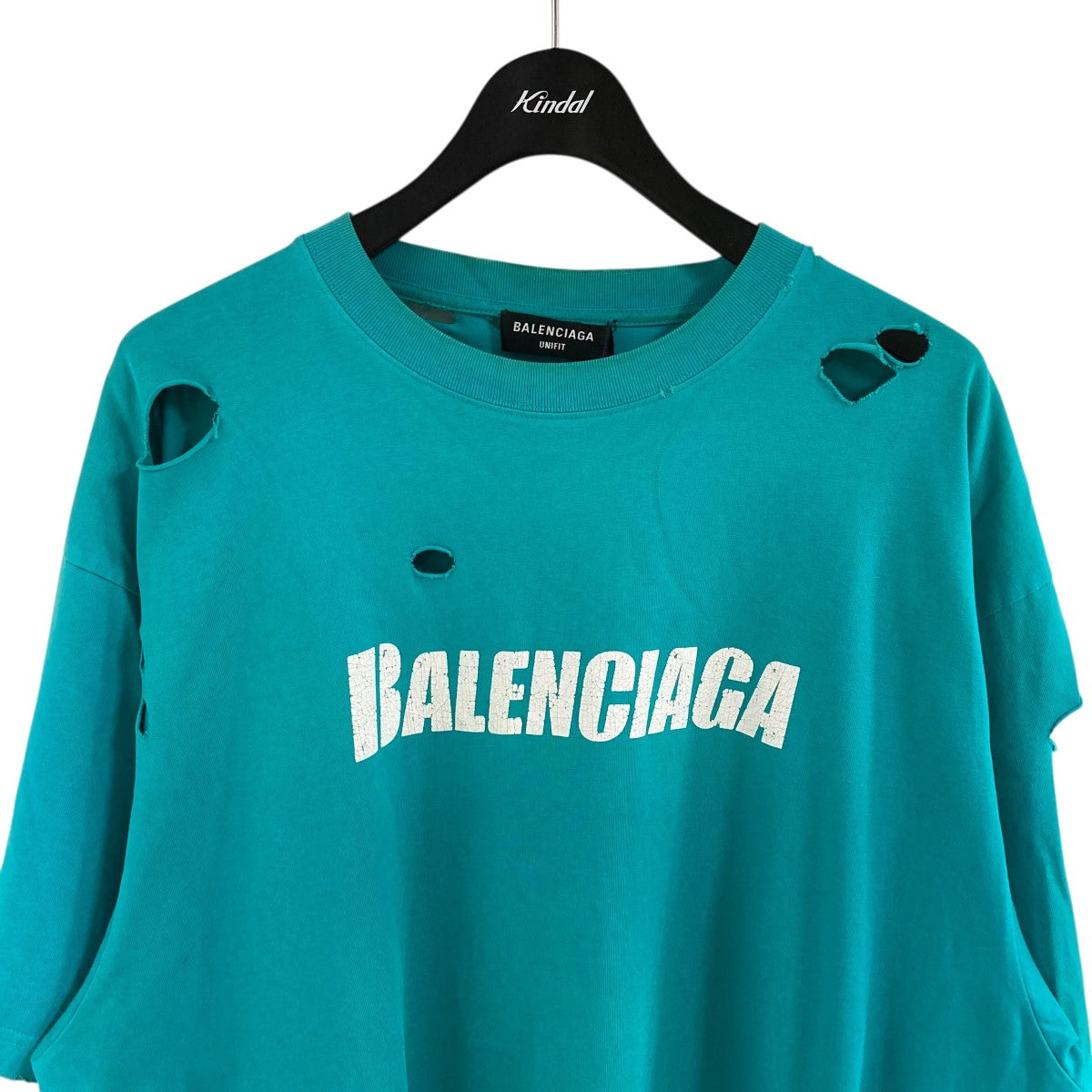 BALENCIAGA(バレンシアガ) ダメージ加工半袖Tシャツ 651795