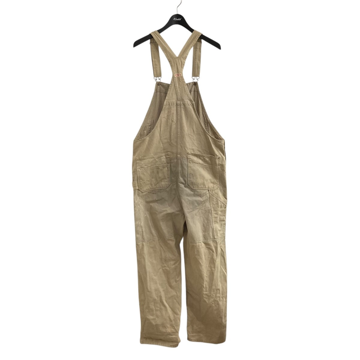RRL(ダブルアールエル) ペイントオーバーオール ベージュ サイズ