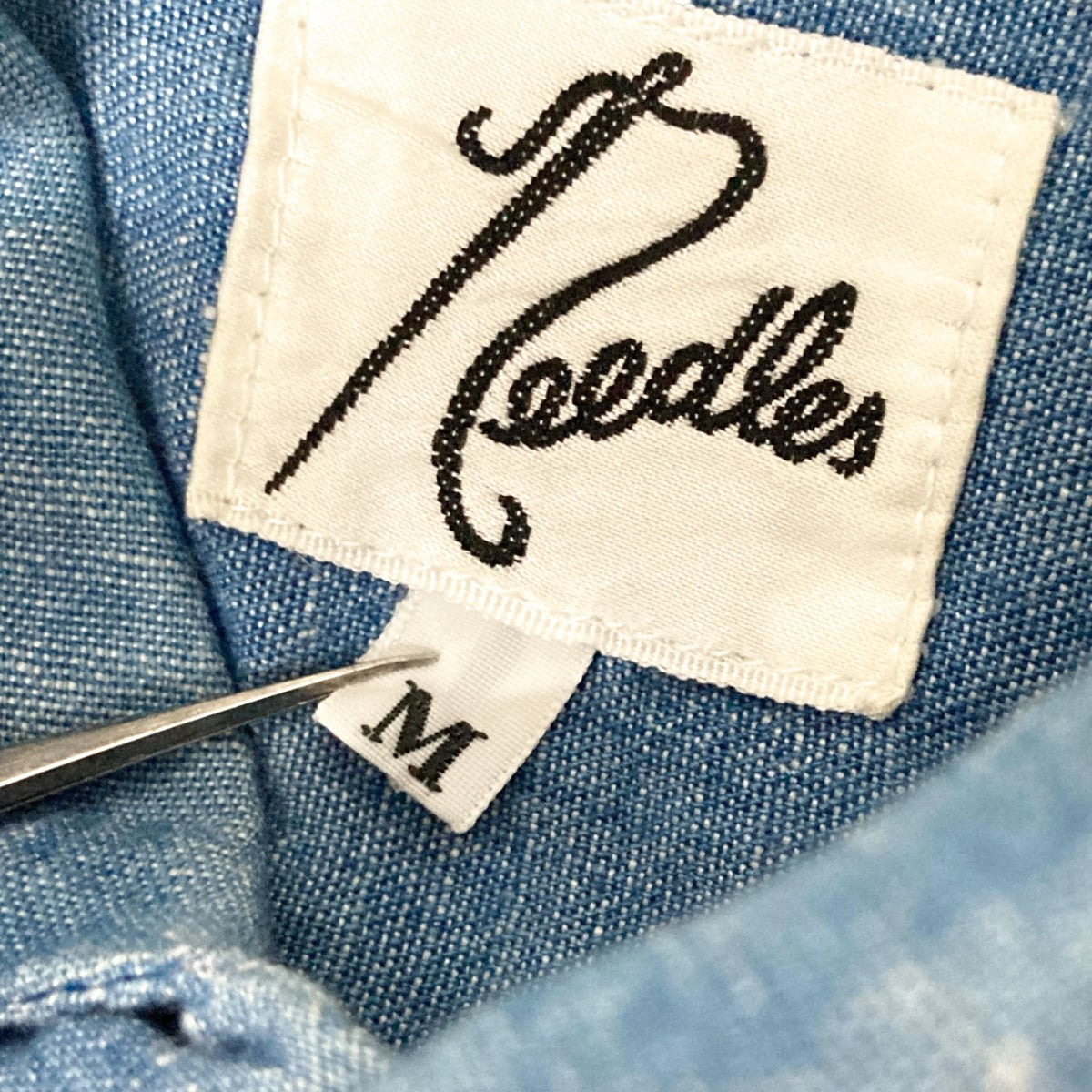 Needles(ニードルズ) プルオーバーシャツ ライトインディゴ