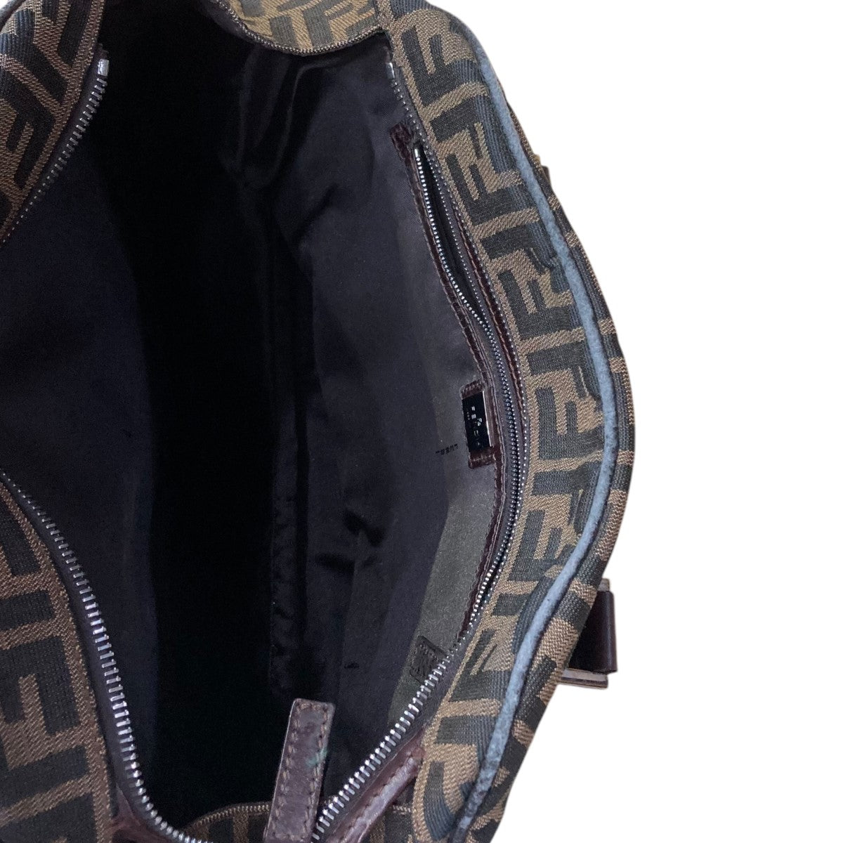 FENDI ズッカ柄　ハンドバッグ　難あり　ジャンク FENDI フェンディ ズッカ柄 2WAY ショルダーバッグ キャンバス