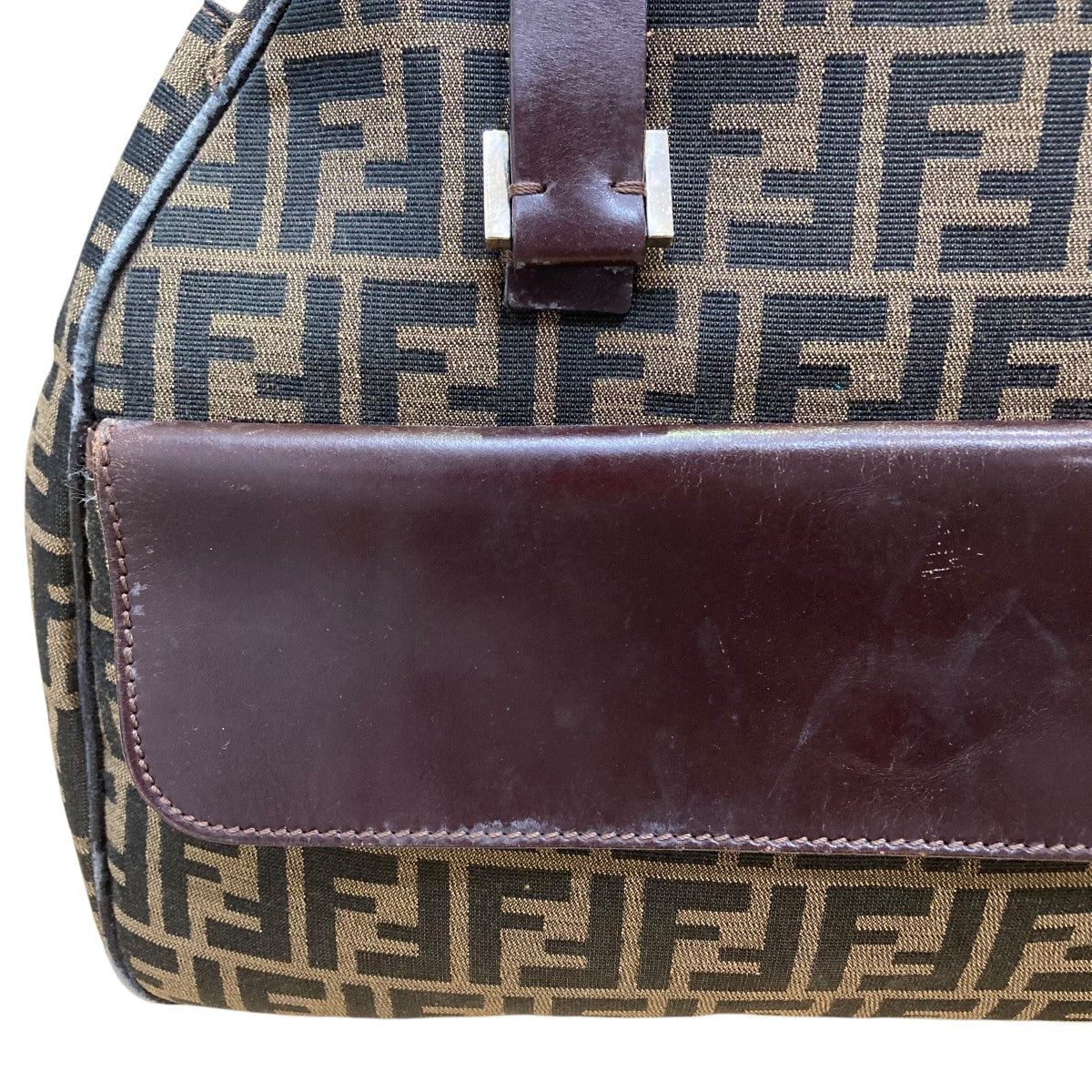 未使用　FENDI 大判ハンカチ　フェンディ　ズッカ　ブーツ　バッグ柄 FENDI フェンディ ズッカ柄 トートバッグ キャンバス レディース