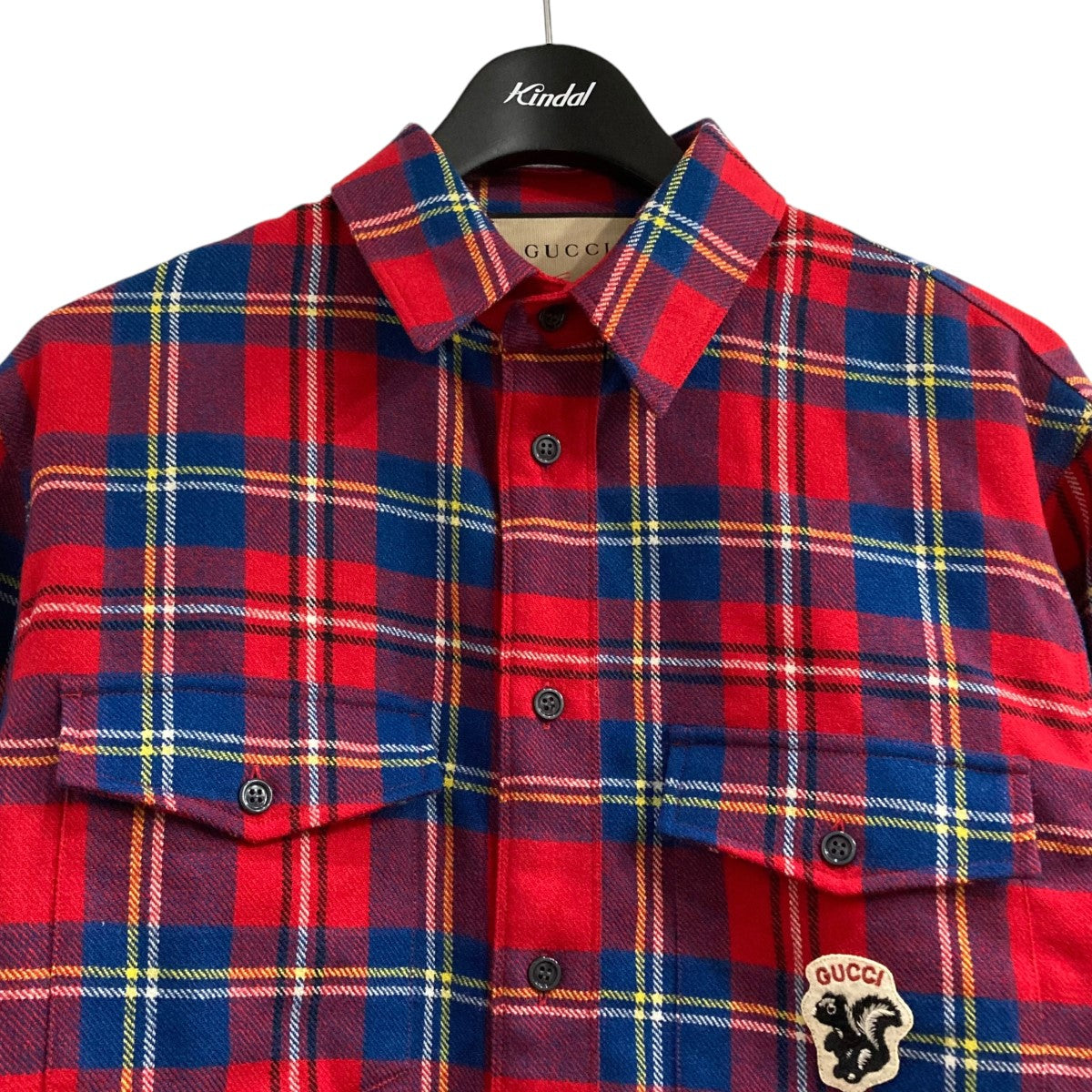 スカンクパッチチェックジャケット720960