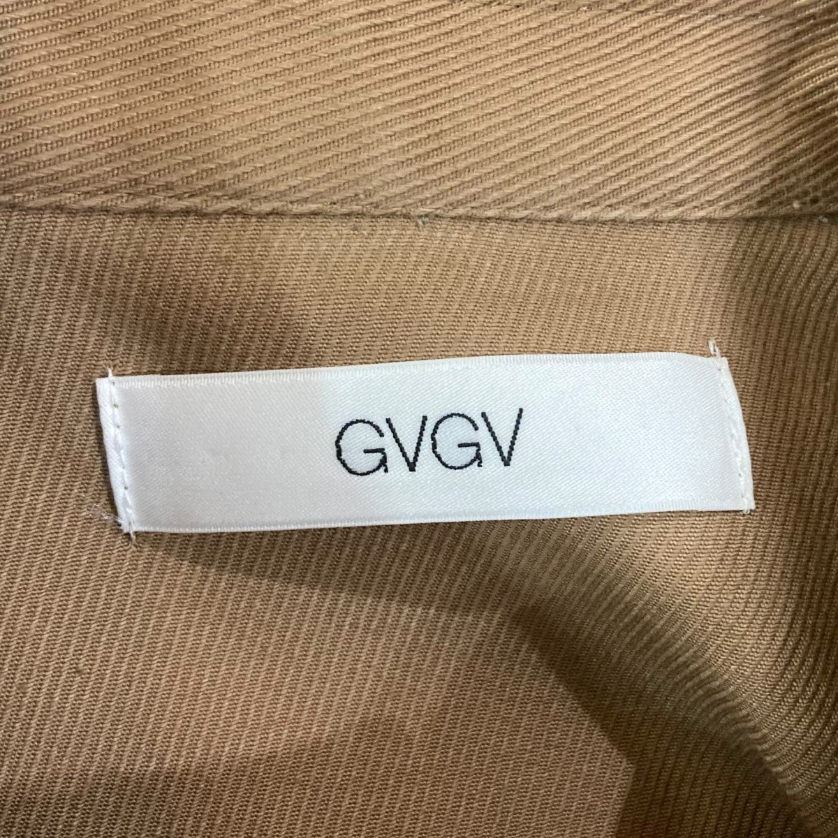 G．V．G．V(ジーヴィージーヴィー) VEST LAYERED COTTON TWILL