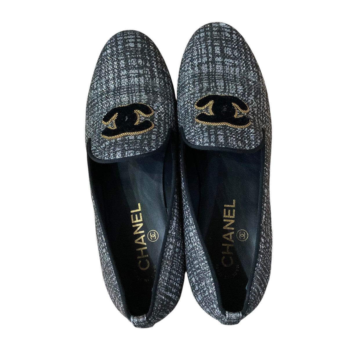 CHANEL(シャネル) ココマークツイードオペラシューズG32948 G32948