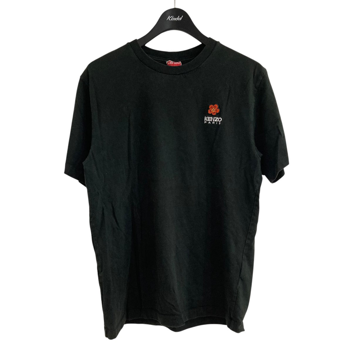【関税込】 ガッツ ケンゾー ポップ 半袖Tシャツ - ブラック KENZO(ケンゾー) 半袖ロゴ刺繍Tシャツ FC65TS4124SG ブラック