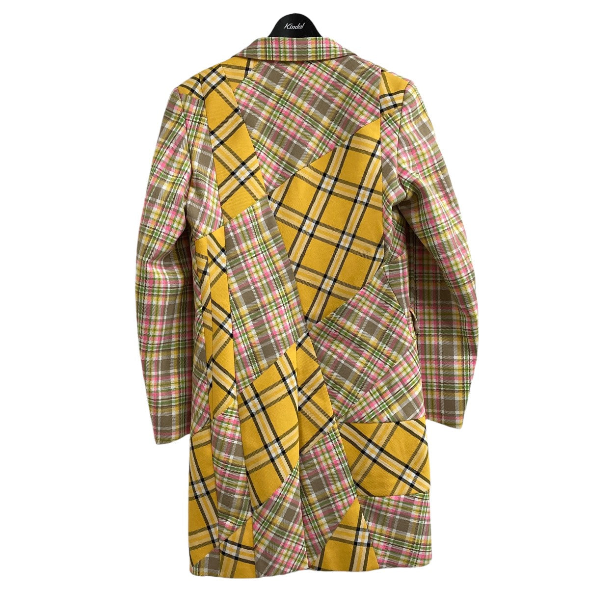 23SSチェックロングジャケットPK-J022