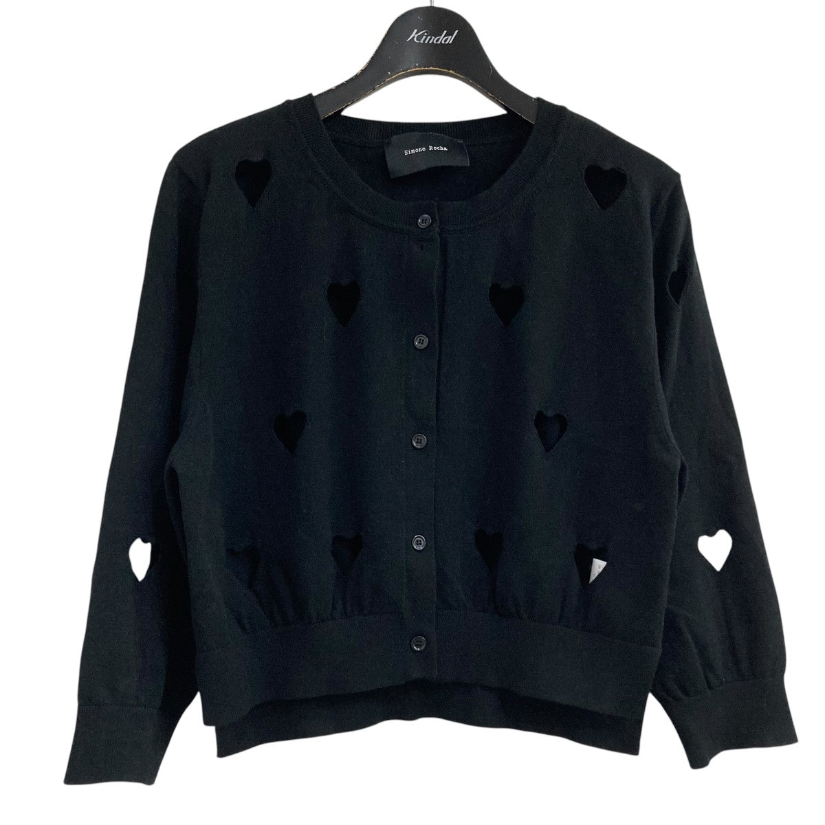 Simone Rocha×H＆M パール装飾ケーブルニット ベージュ サイズ M