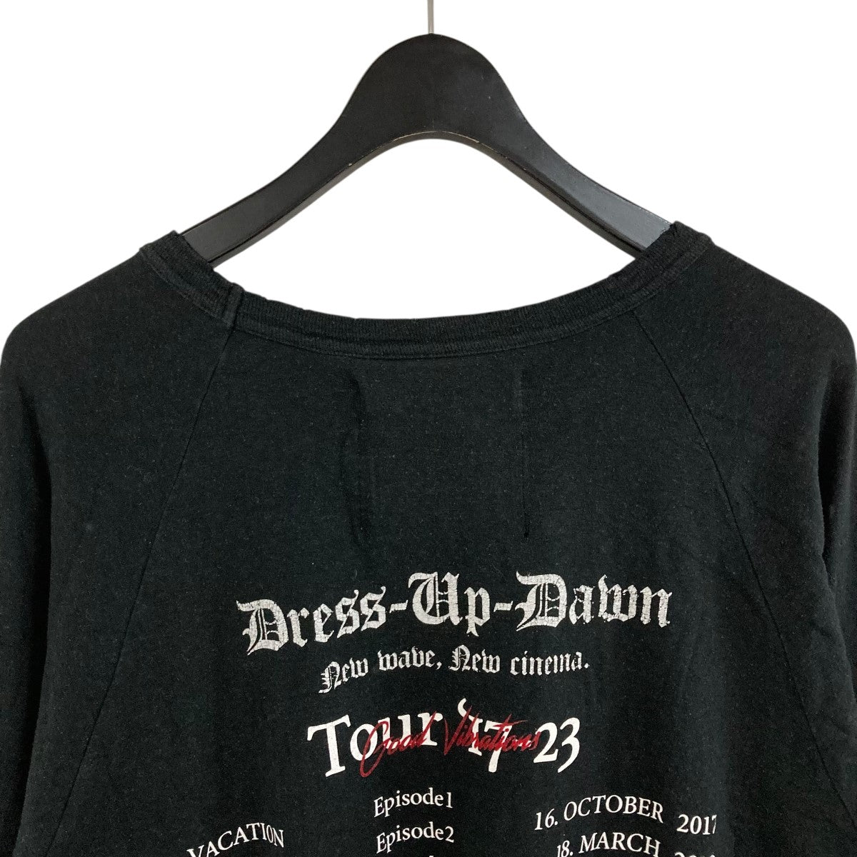 DAIRIKU NEW WAVE 長袖カットソー ブラック NEW CINEMA Tee (23SS C-8) | DAIRIKU / カットソー (MEN