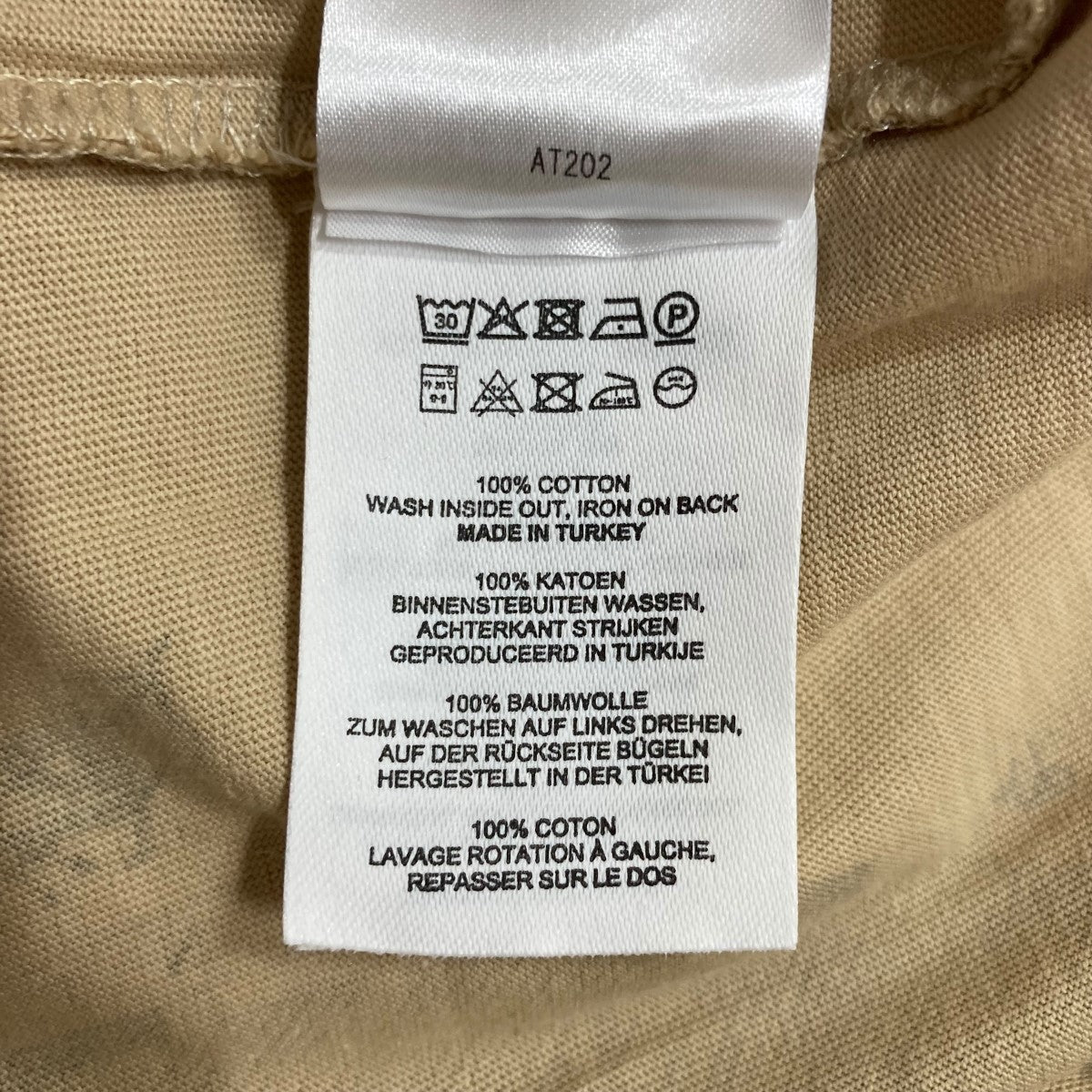【関税込み】Dries Van Noten ベージュ プリントTシャツ DRIES VAN NOTEN(ドリスヴァンノッテン) プリントTシャツ