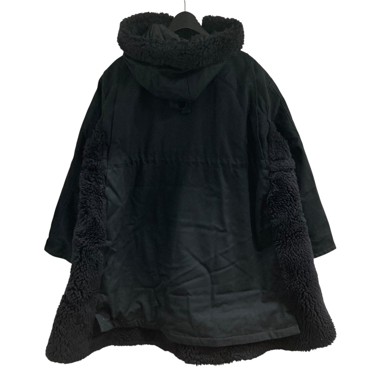 sacai×CarHartt キャンバスシベリアンコート 23-06740 ブラック