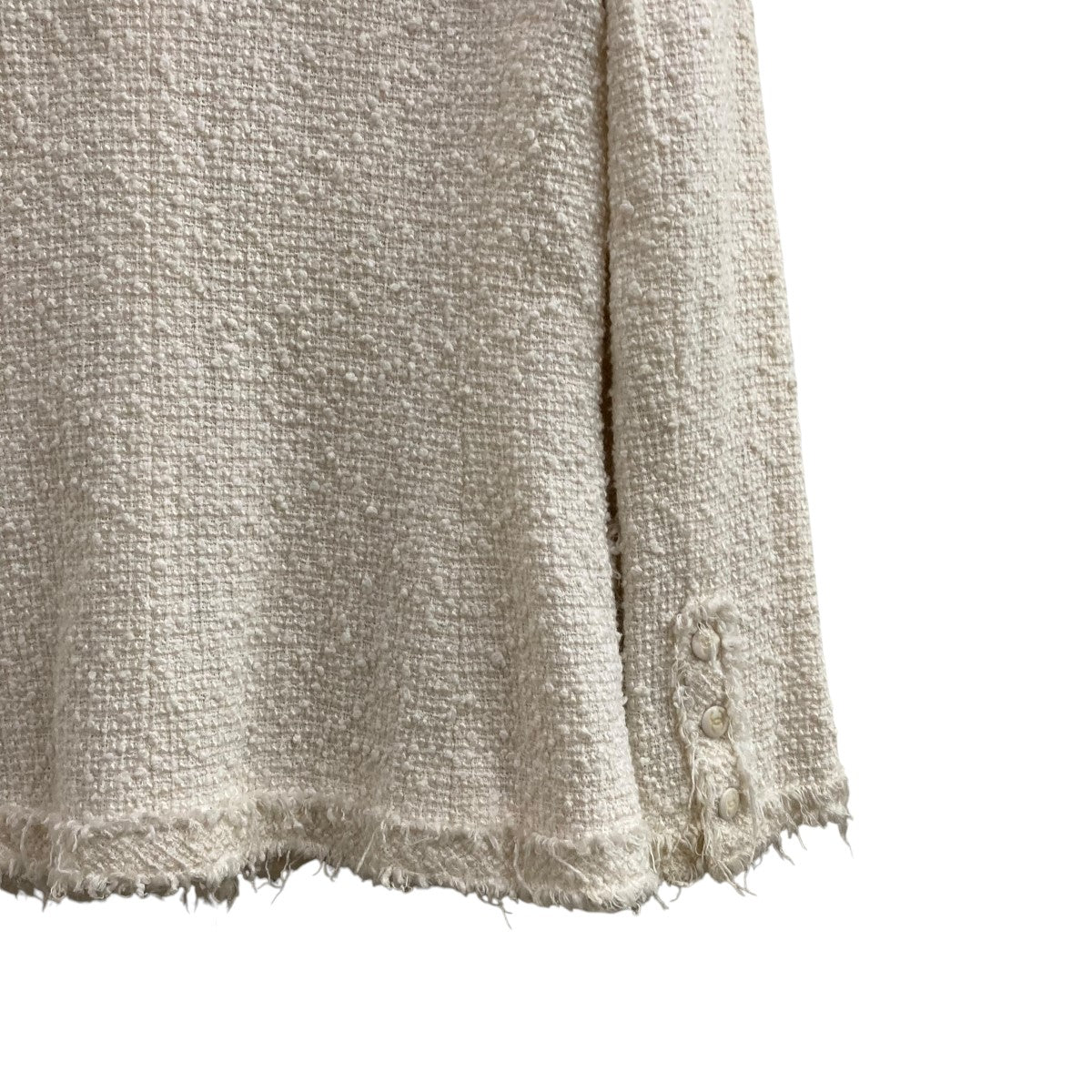 シャネルのツイードノーカラージャケットです。 CHANEL 古着・中古 アウター アイテム