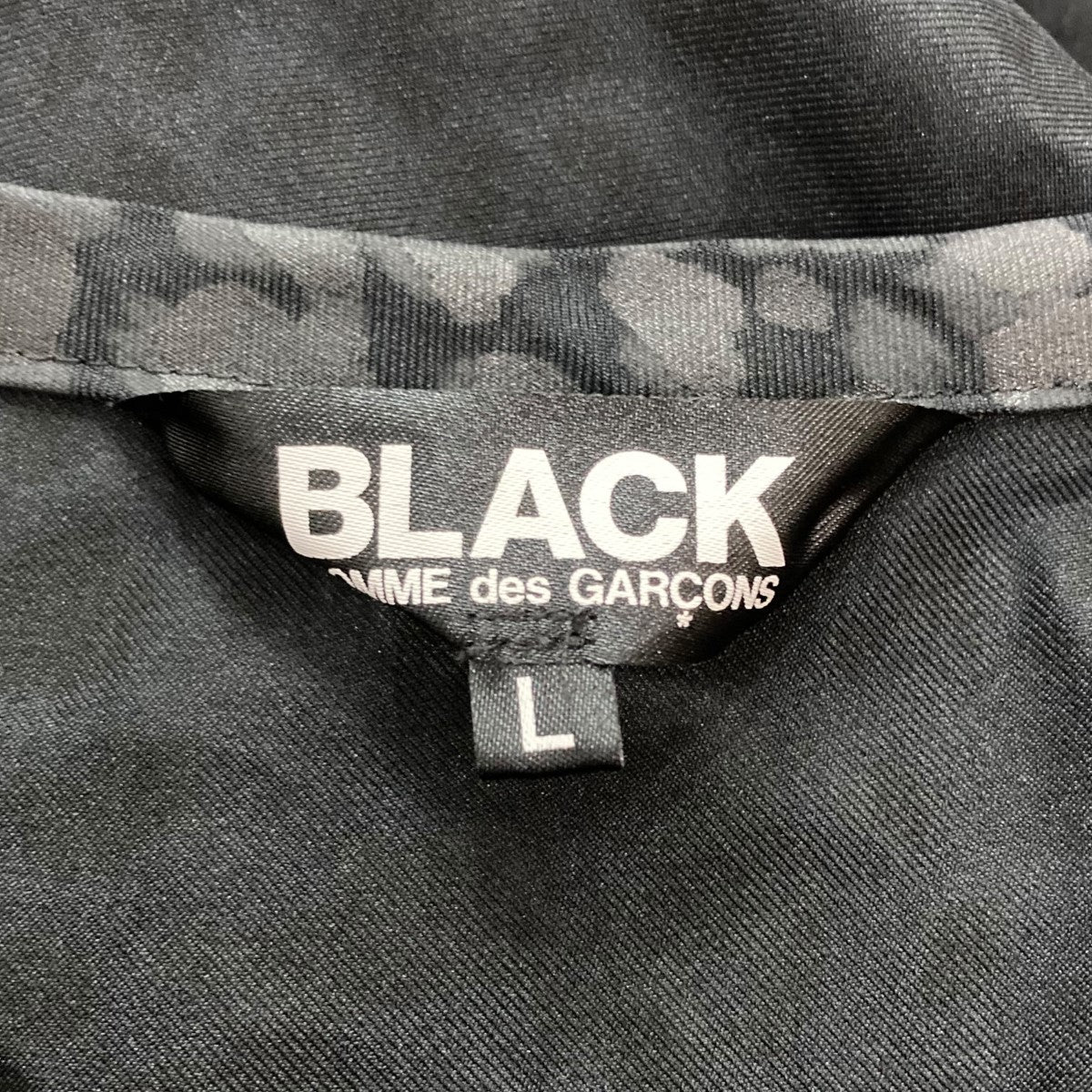 コムデギャルソン✴︎ウールブラックベスト BLACK COMME des GARCONS(ブラックコムデギャルソン) 総柄ロング