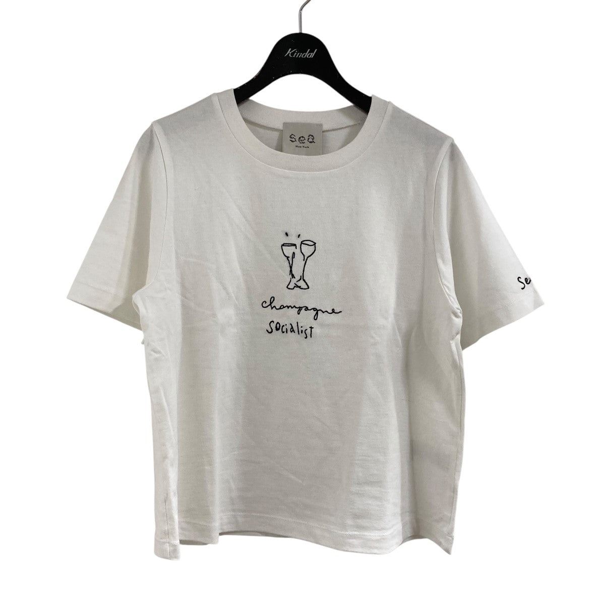 SEA(シー) 88 RIPPED SHORT TEEダメージ半袖Tシャツ110218120