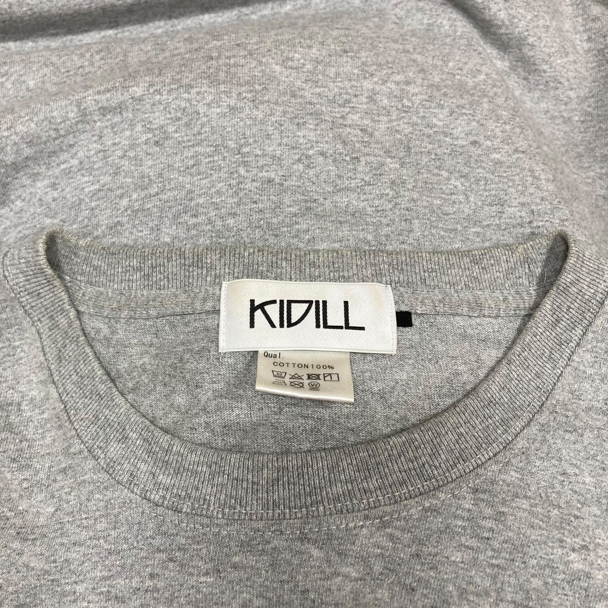 KIDILL(キディル) プリントTシャツ KL707 ライトグレー サイズ