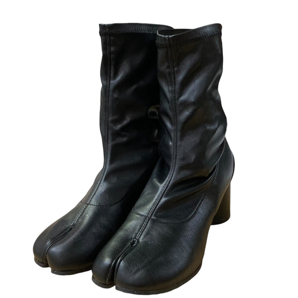 maison margiela足袋ブーツ MAISON MARGIELA(メゾンマルジェラ) flat sole side zip tabi boots