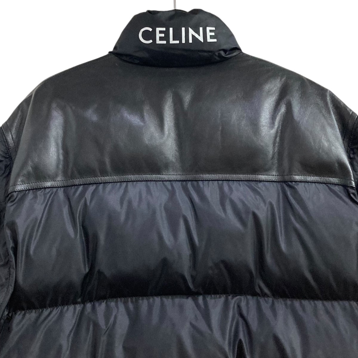 CELINE(セリーヌ) レザーパネルキルトダウンジャケット2W429092L 2W429092L ブラック サイズ  46｜【公式】カインドオルオンライン ブランド古着・中古通販【kindal】