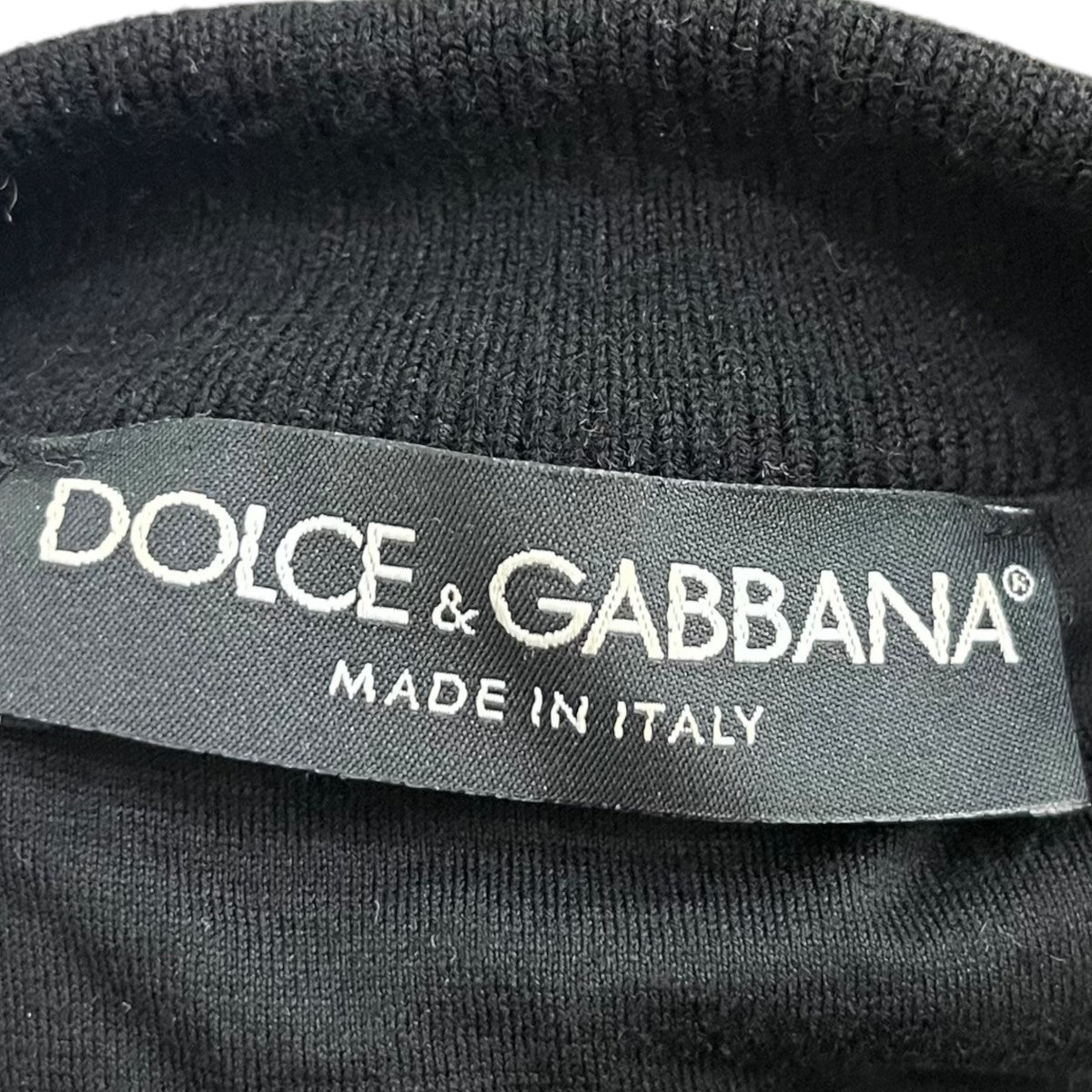 DOLCE ＆ GABBANA(ドルチェアンドガッバーナ) パッチベロアスウェット