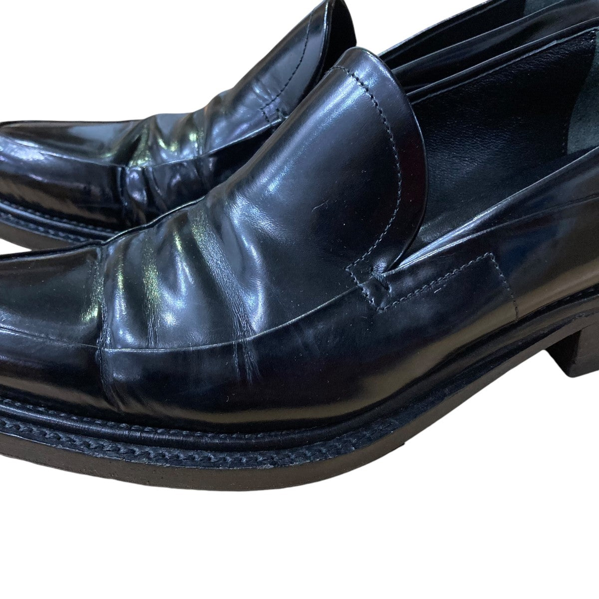 PRADA フラットシューズ (35 1/2)ブラック 楽天市場】【中古】PRADA プラダ 靴 フラット シューズ