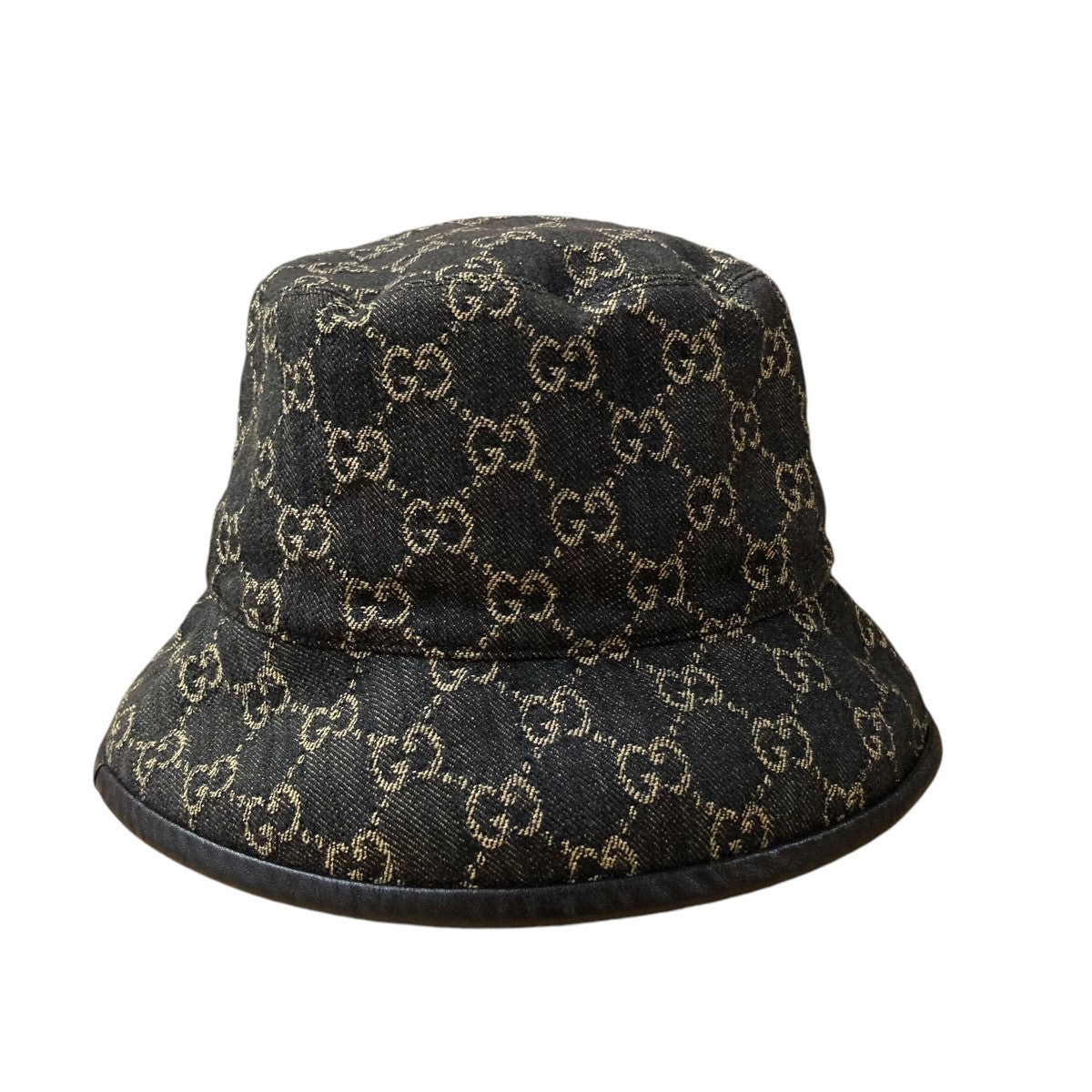 GUCCI グッチ バケットハット 黒 人気のLサイズ