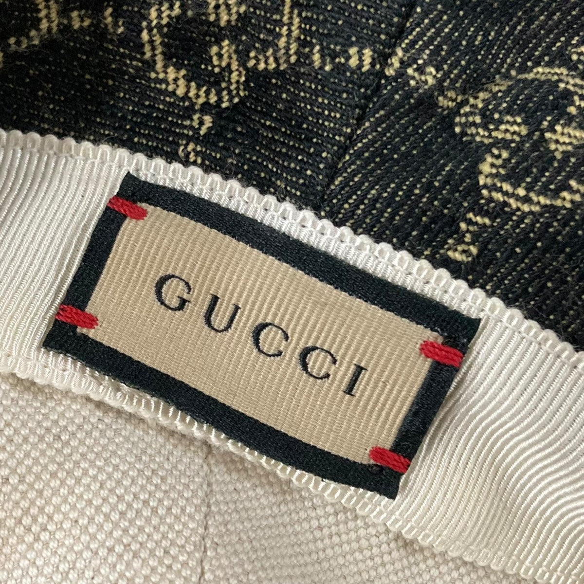 GUCCI - グッチgucciデニムGG柄バケット ハット帽子ブルー青い