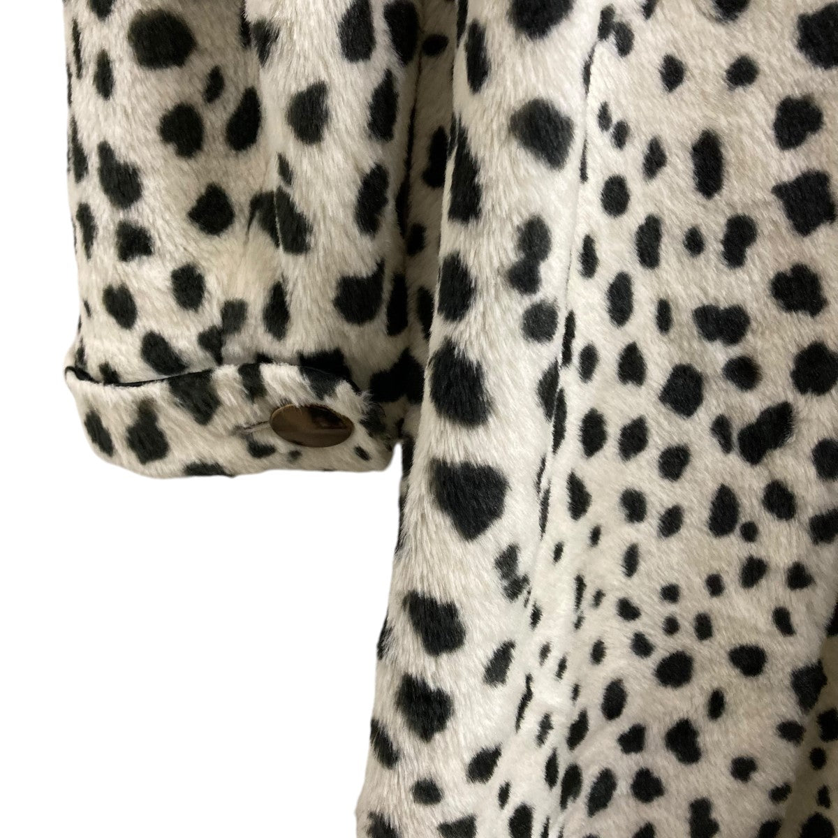 ORIMI アニマル柄ナポレオンコート ホワイト サイズ 2｜【公式