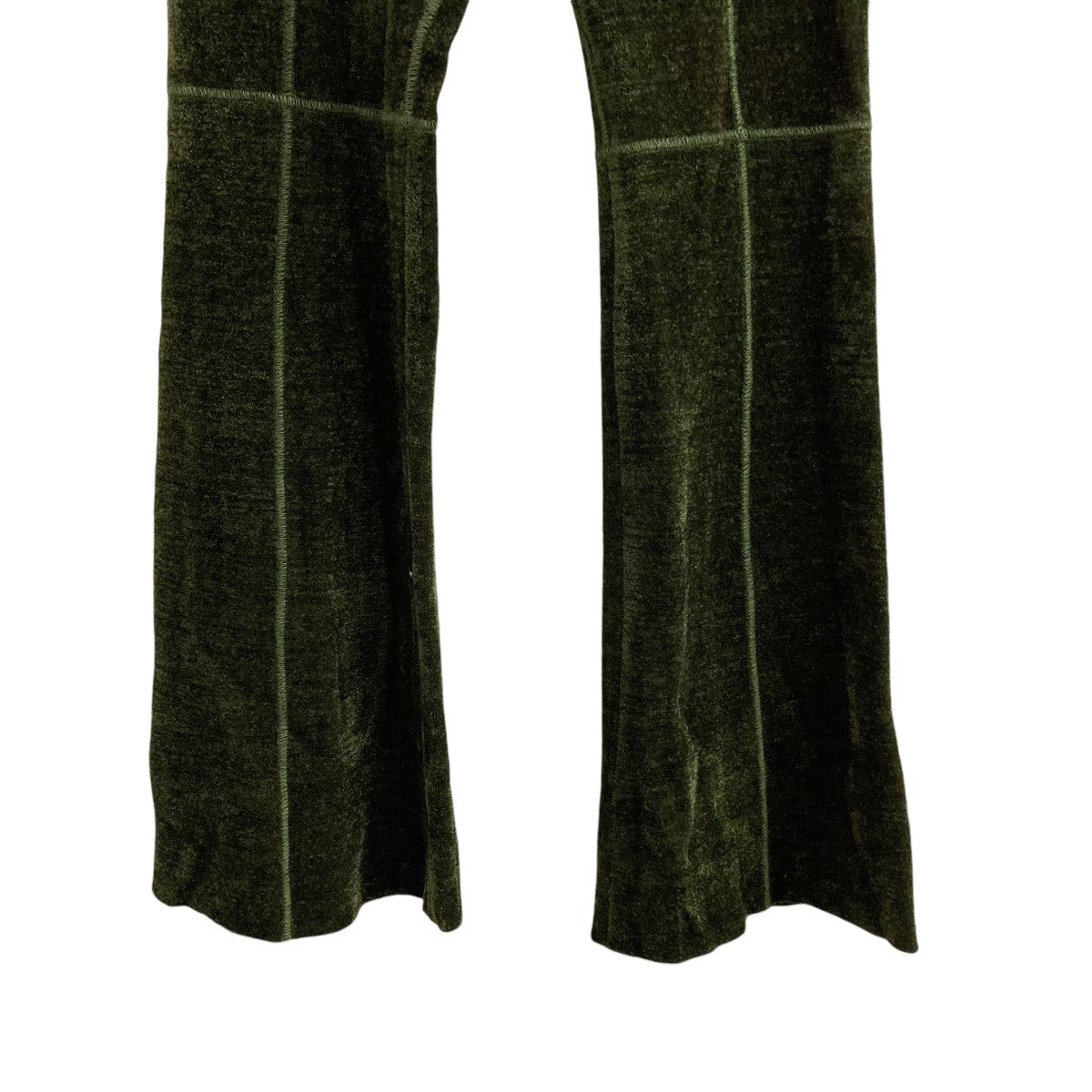 mame kurogouchi(マメクロゴウチ) velour knit flared trousersベロア