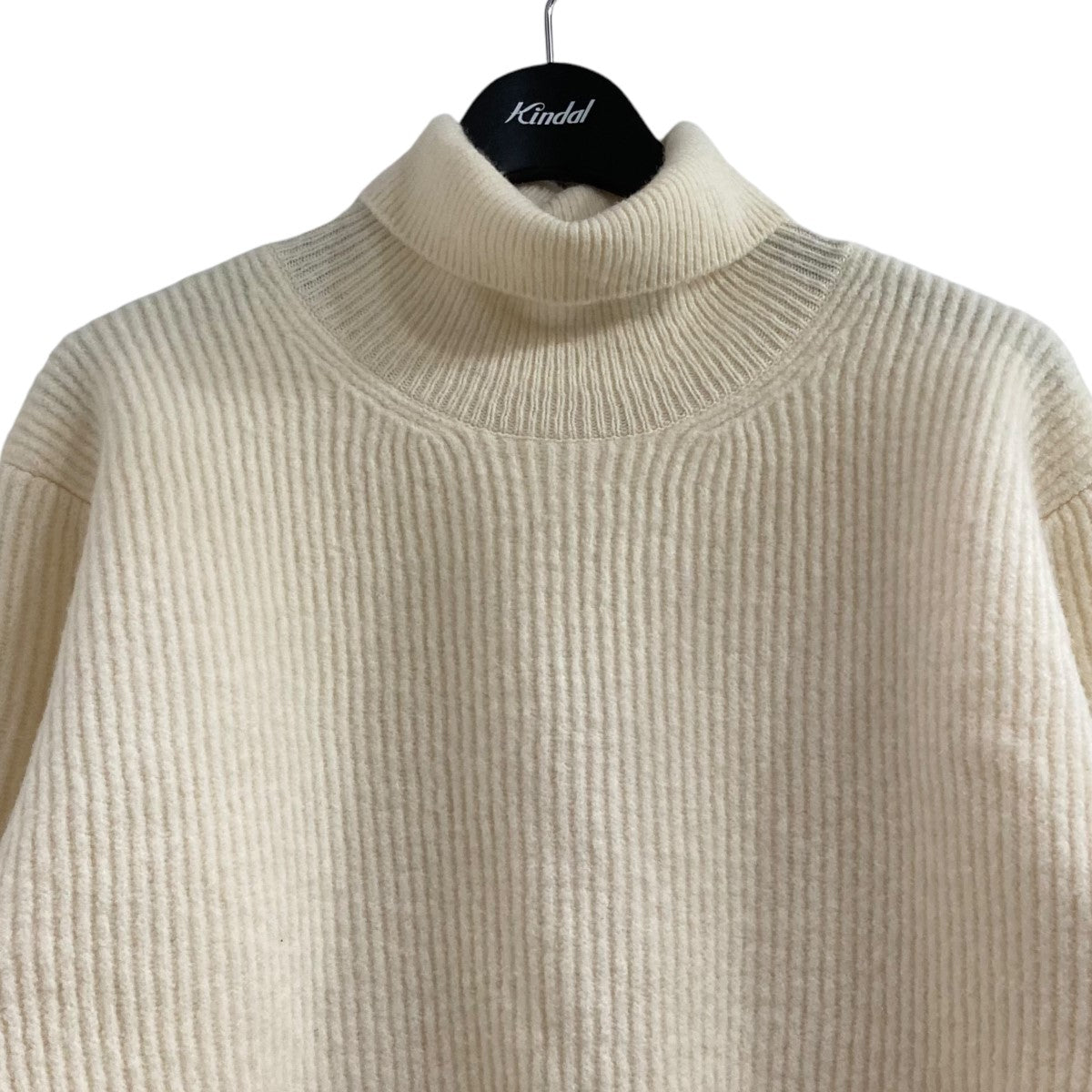 AURALEE(オーラリー) 23AWMILLED FRENCH MERINO RIB KNIT