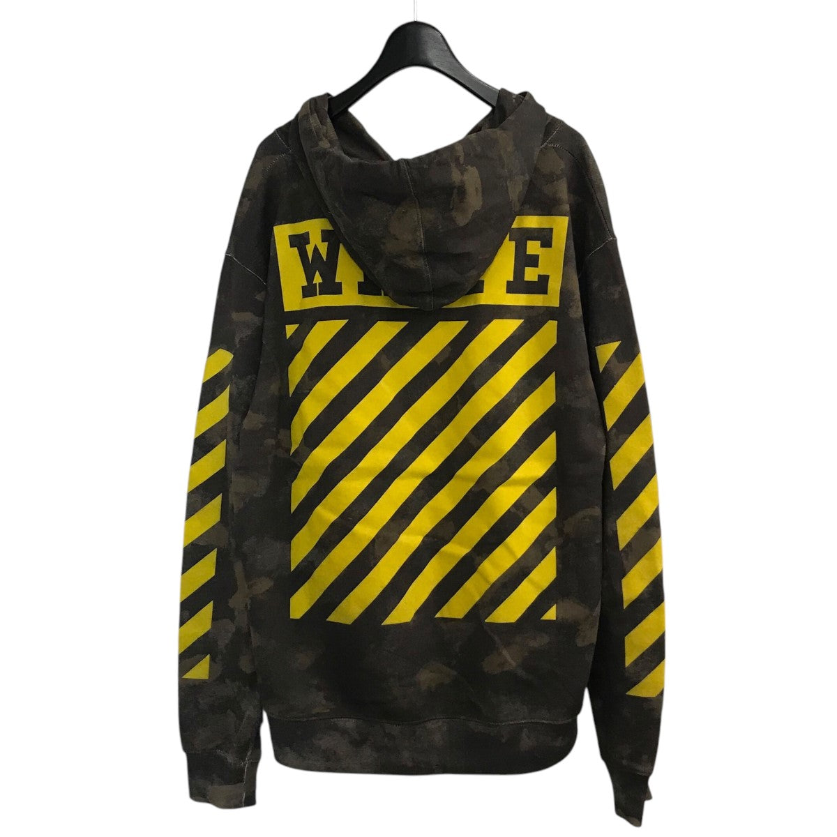 OFFWHITE バックバイアスハーフジップパーカー 古着・中古-2枚目のアイテム画像