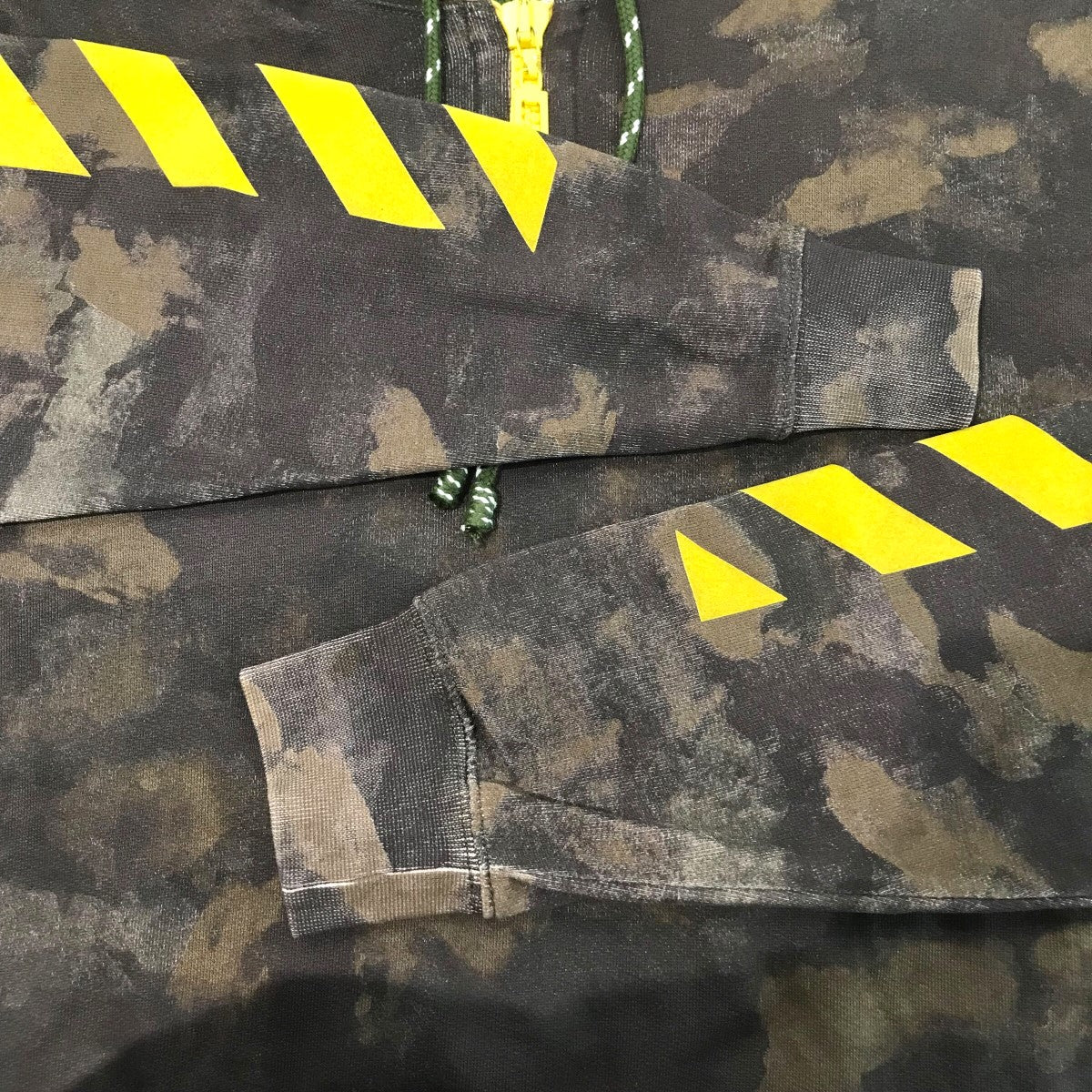 OFFWHITE バックバイアスハーフジップパーカー 古着・中古-4枚目のアイテム画像