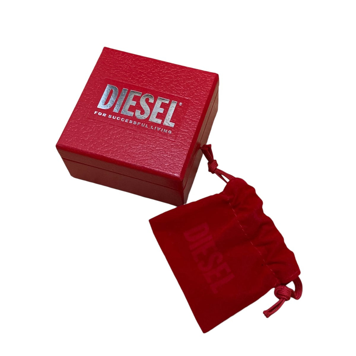 DIESEL(ディーゼル) ダイヤモンドカットネックレス シルバー
