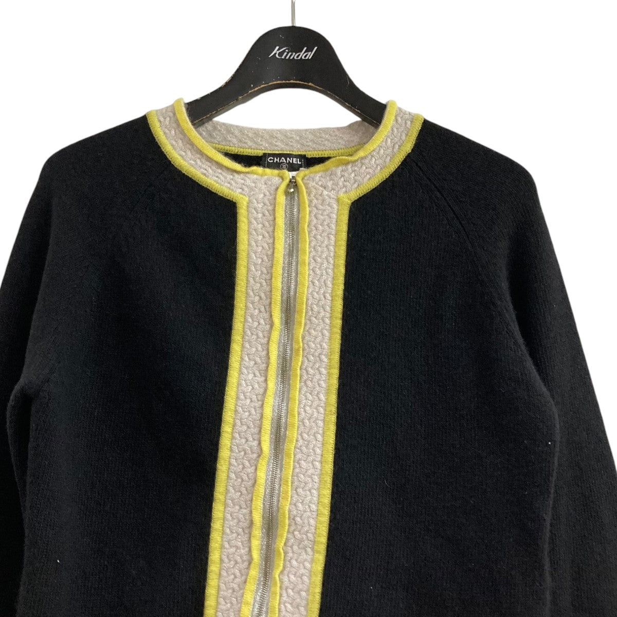 【値下げ】CHANEL UNIFORM 00V ベルベットロゴロングスリーブTシャツ U04035P46568 ブラック サイズ：XS (新宿店) CHANEL UNIFORM(シャネル ユニフォーム) 00Vベルベットロゴ