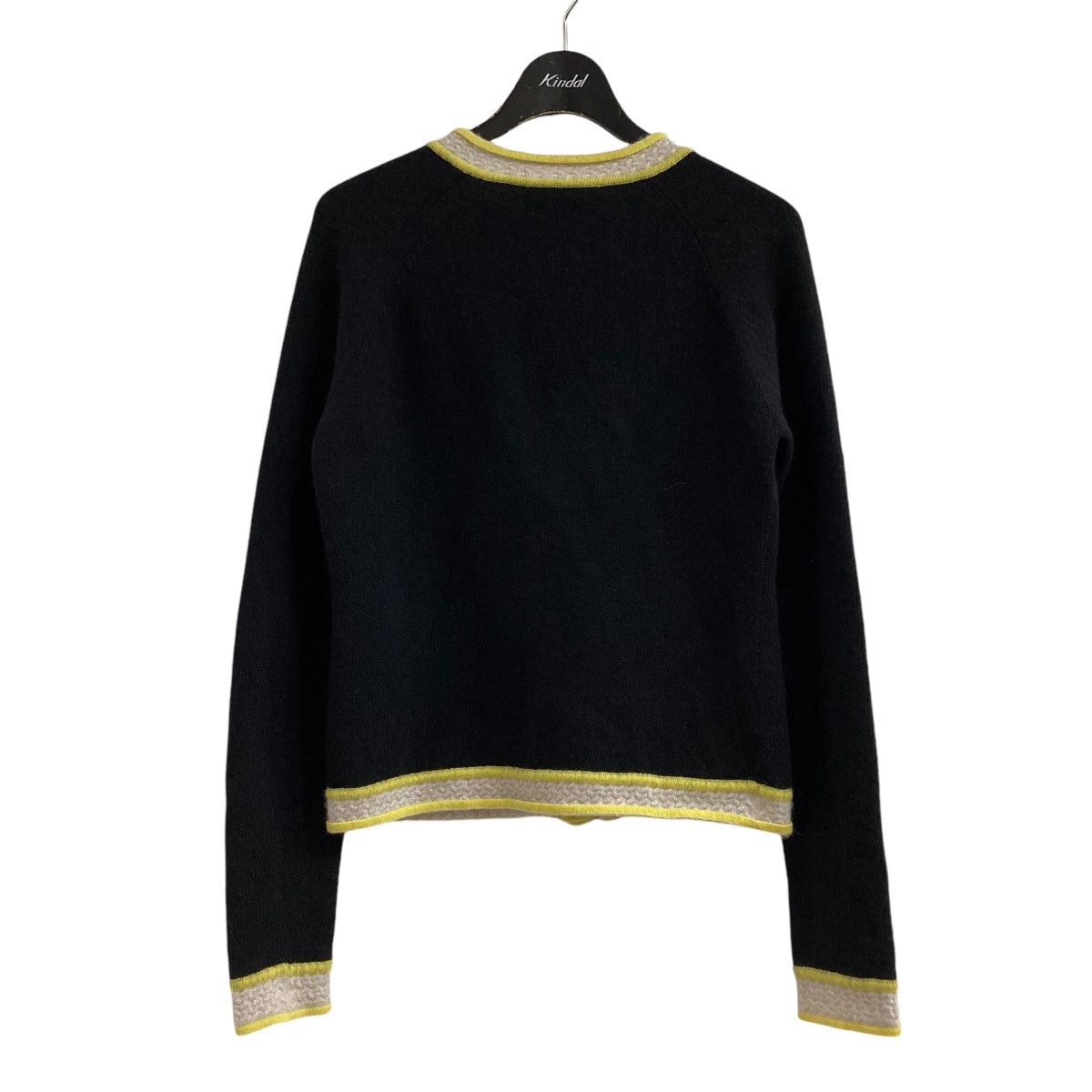 CHANEL ジップアップニットカーディガンP21838V01386 03A 古着・中古-3枚目のアイテム画像