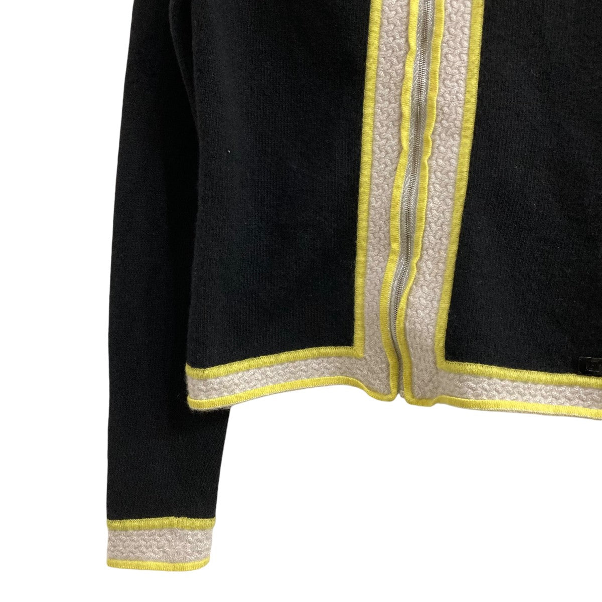 CHANEL ジップアップニットカーディガンP21838V01386 03A 古着・中古-5枚目のアイテム画像
