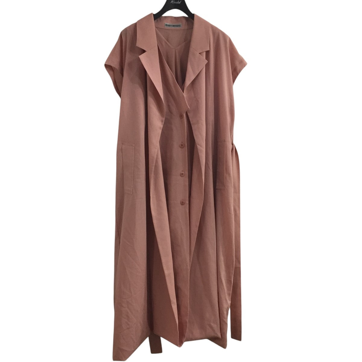 ISSEY MIYAKE(イッセイミヤケ) ノースリーブレイヤードシャツ
