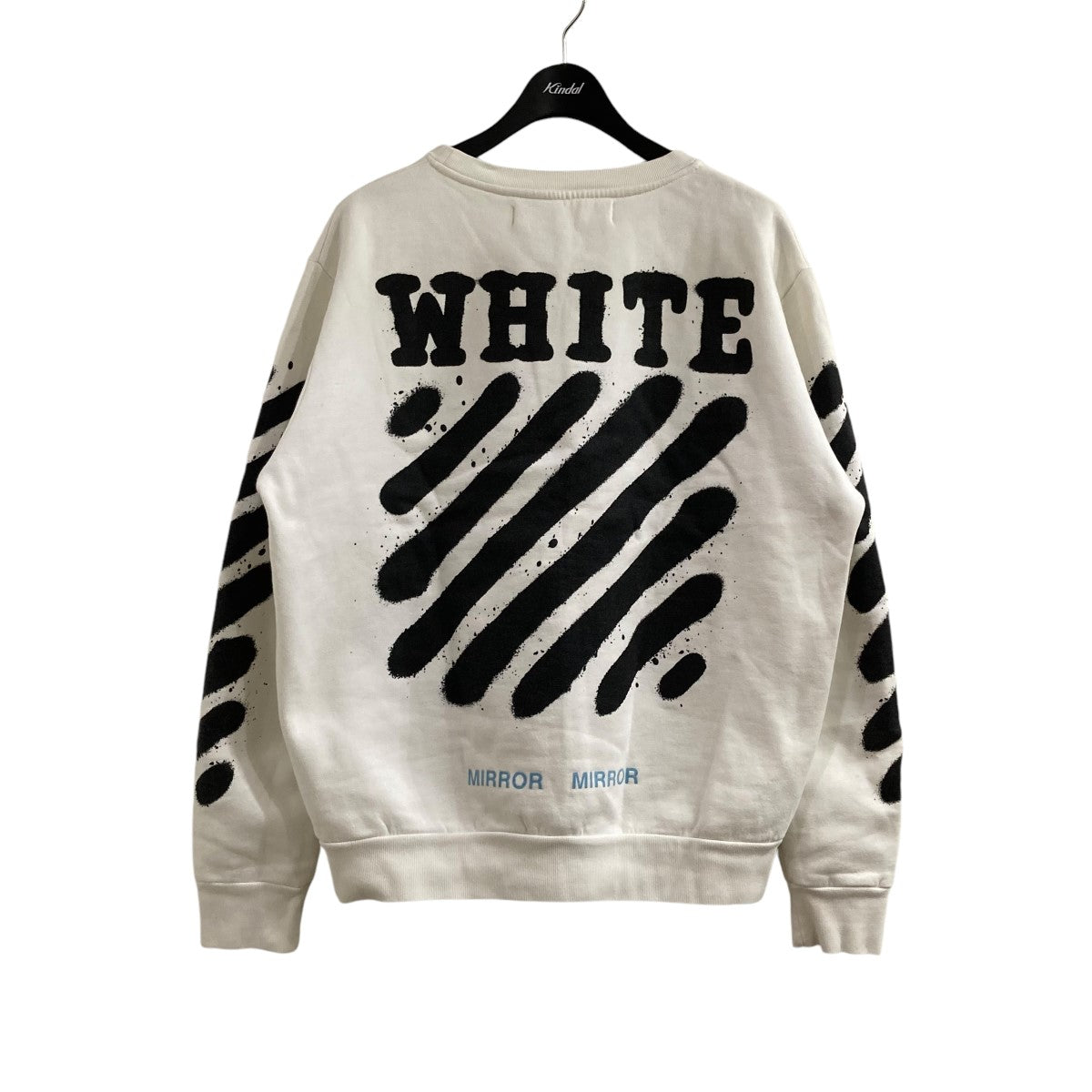 OFFWHITE(オフホワイト) プリントクルーネックスウェットトレーナー