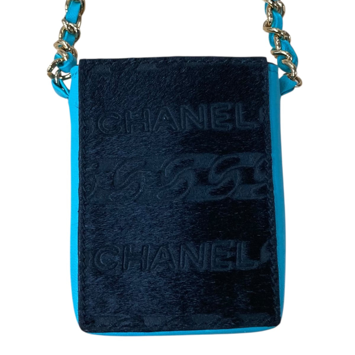 CHANEL(シャネル) シガレットケース 690**** スカイブルー×ブラッグ 
