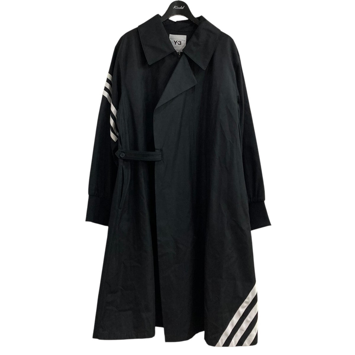 ワイスリーのスリーストライプジップアップトレンチコート HG6111 A2E001 ｢STRIPES COAT｣です。 Y-3 古着・中古 アウター アイテム