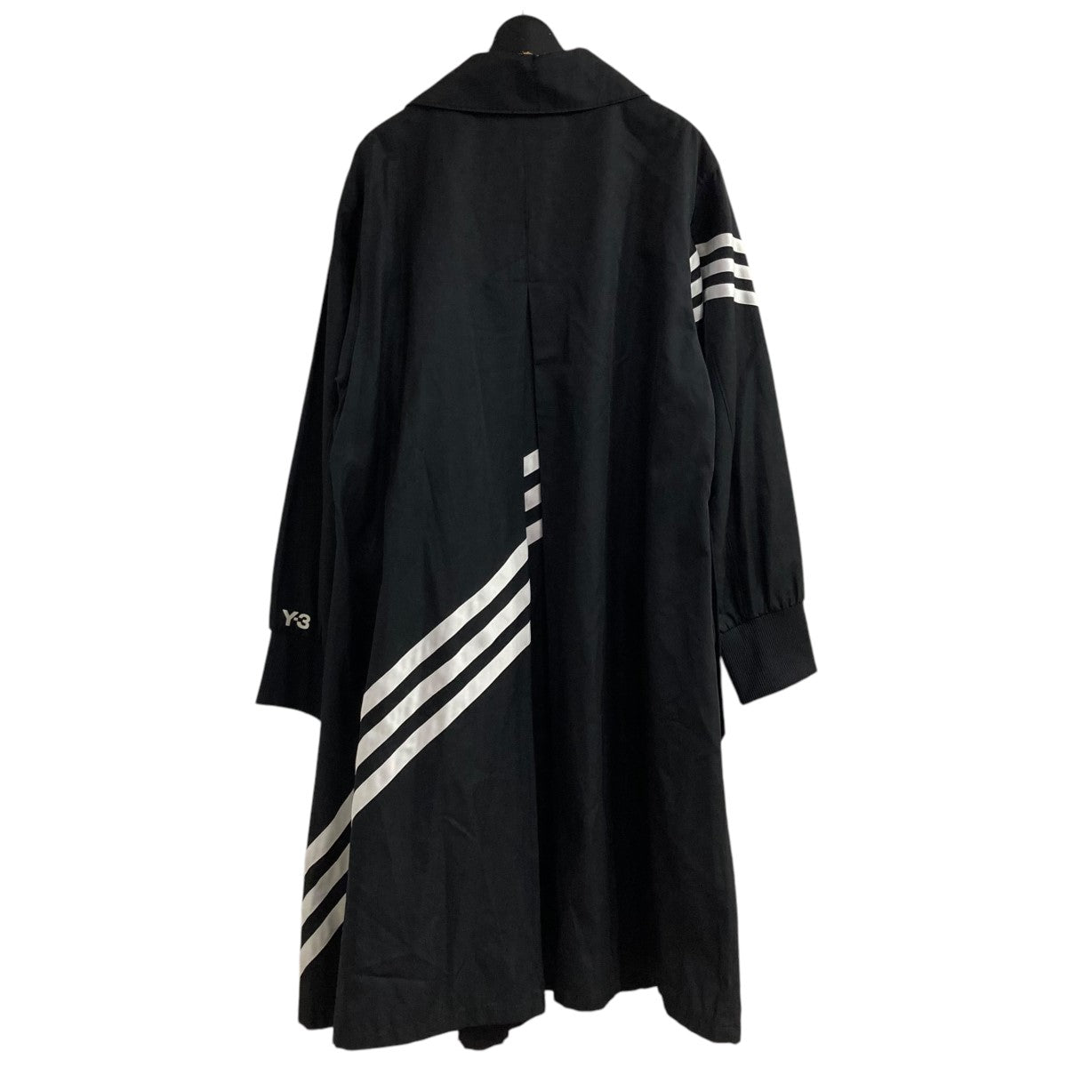 ワイスリーのスリーストライプジップアップトレンチコート HG6111 A2E001 ｢STRIPES COAT｣です。 Y-3 古着・中古 アウター アイテム