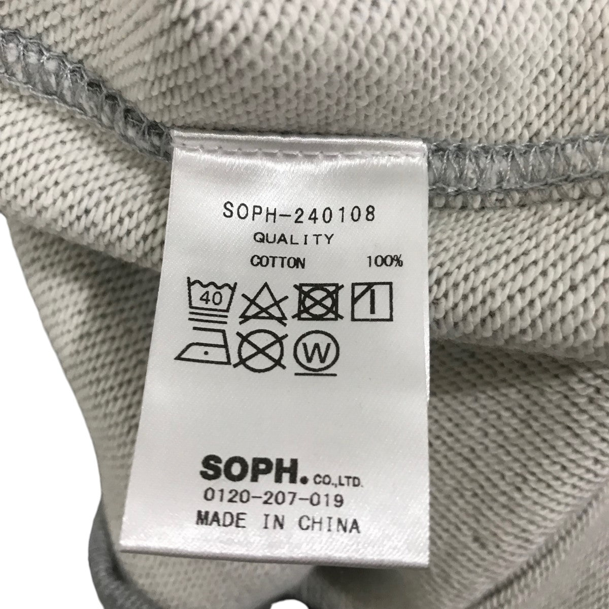 SHINJI ONO HOODIEプリントパーカーSOPH-240108