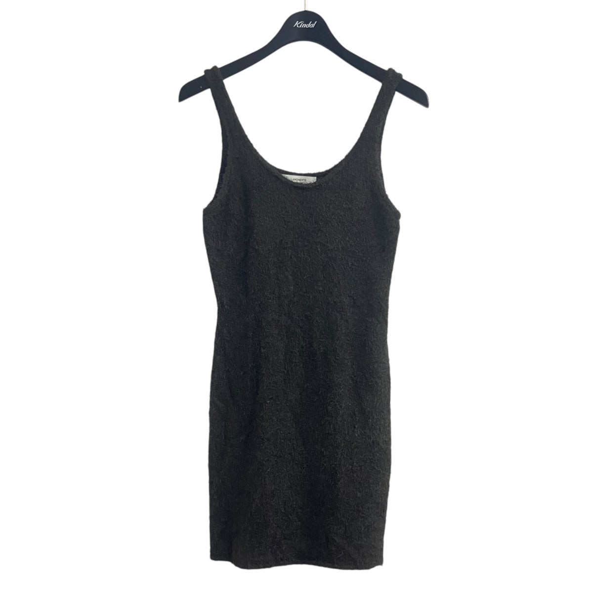 AMOMENTO シャギーニットドレスAM22SSW05DR SHAGGY KNIT DRESS 古着・中古-1枚目のアイテム画像