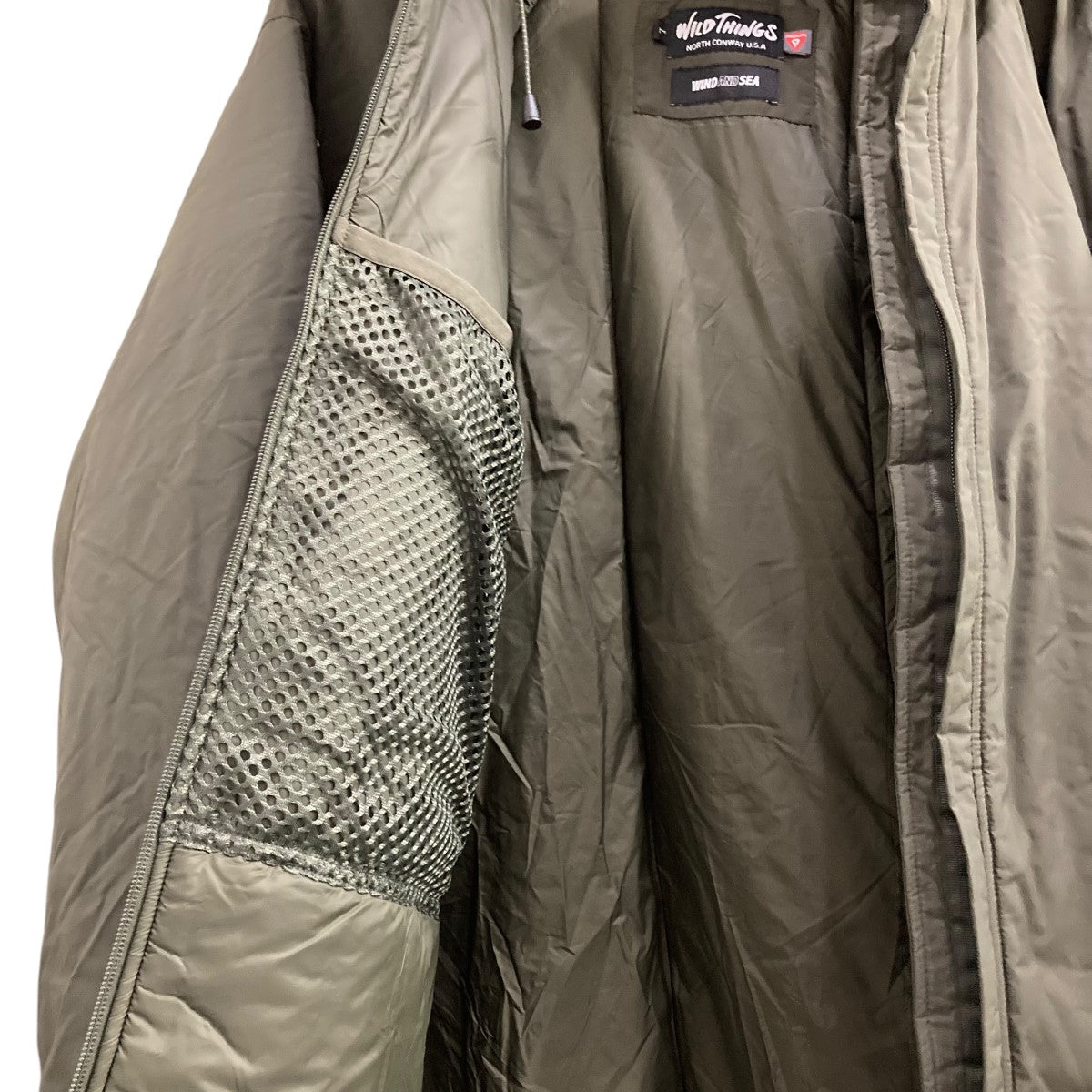 WILD THINGS×WIND AND SEA ダウンコートWT22525SN-WAS WT22525SN-WAS
