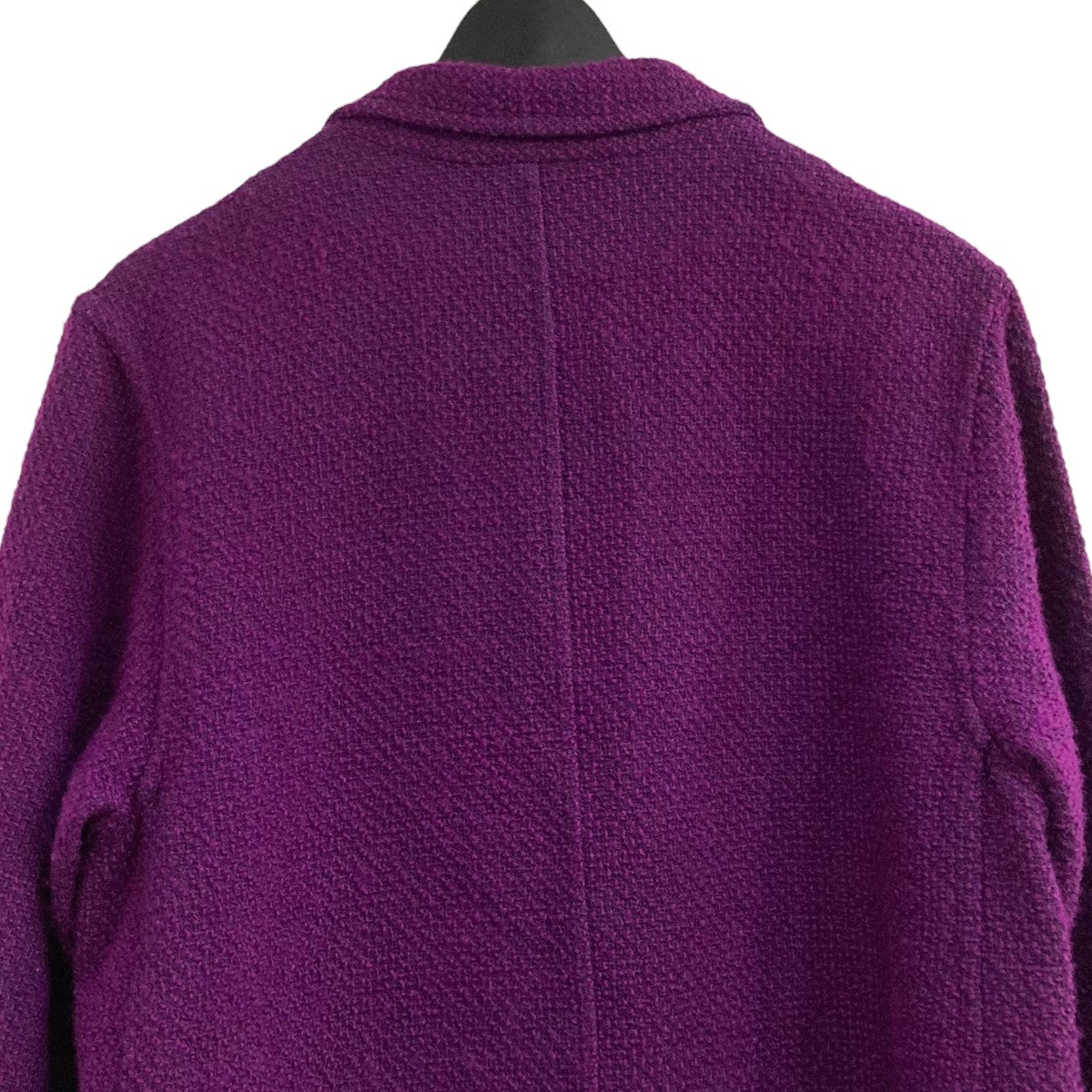 美品 シャネル 95A ココボタン ツイード ジャケット パープル 総
